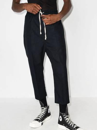 Rick Owens Astaires drawstring cropped trousers outlook