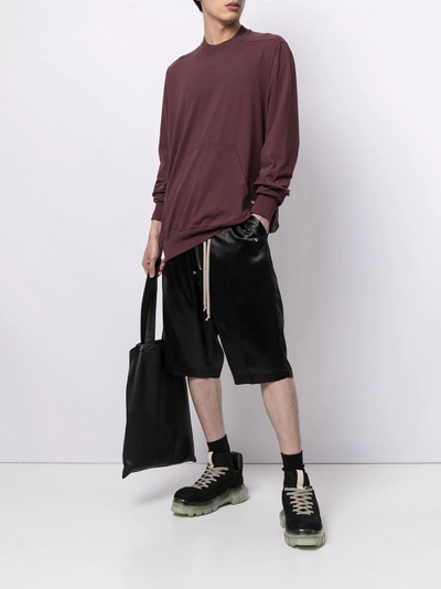 Rick Owens DRKSHDW logo-patch detail sweatshirt outlook