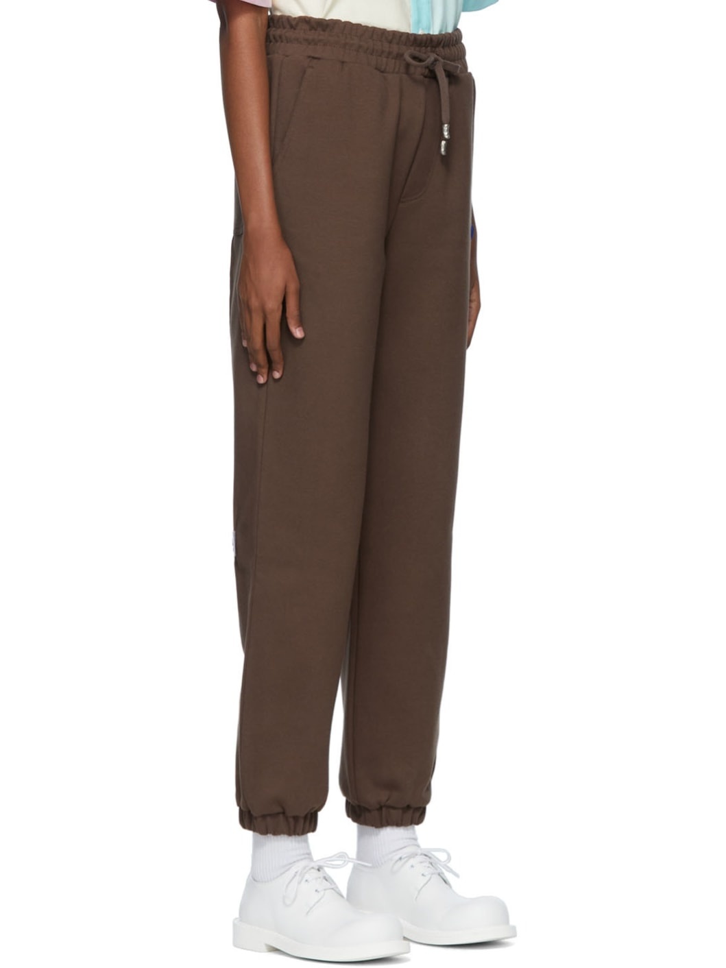 Brown Cotton Lounge Pants - 2