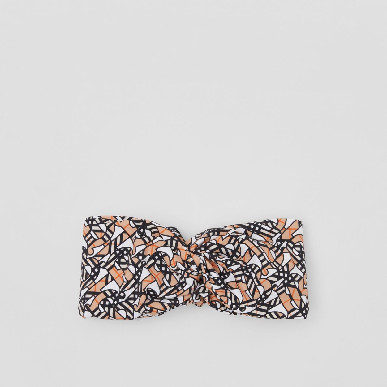 Monogram Print Stretch Jersey Headband - 3