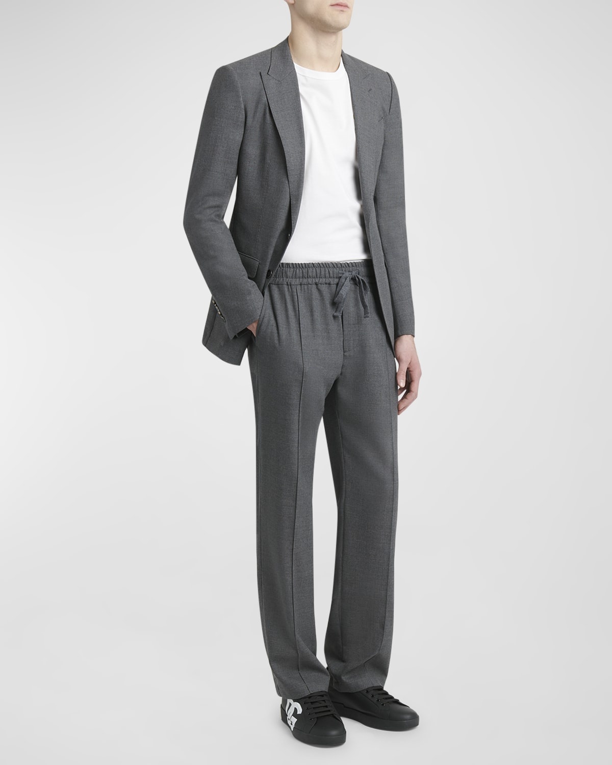 Men's Wool Suit Jacket - 3