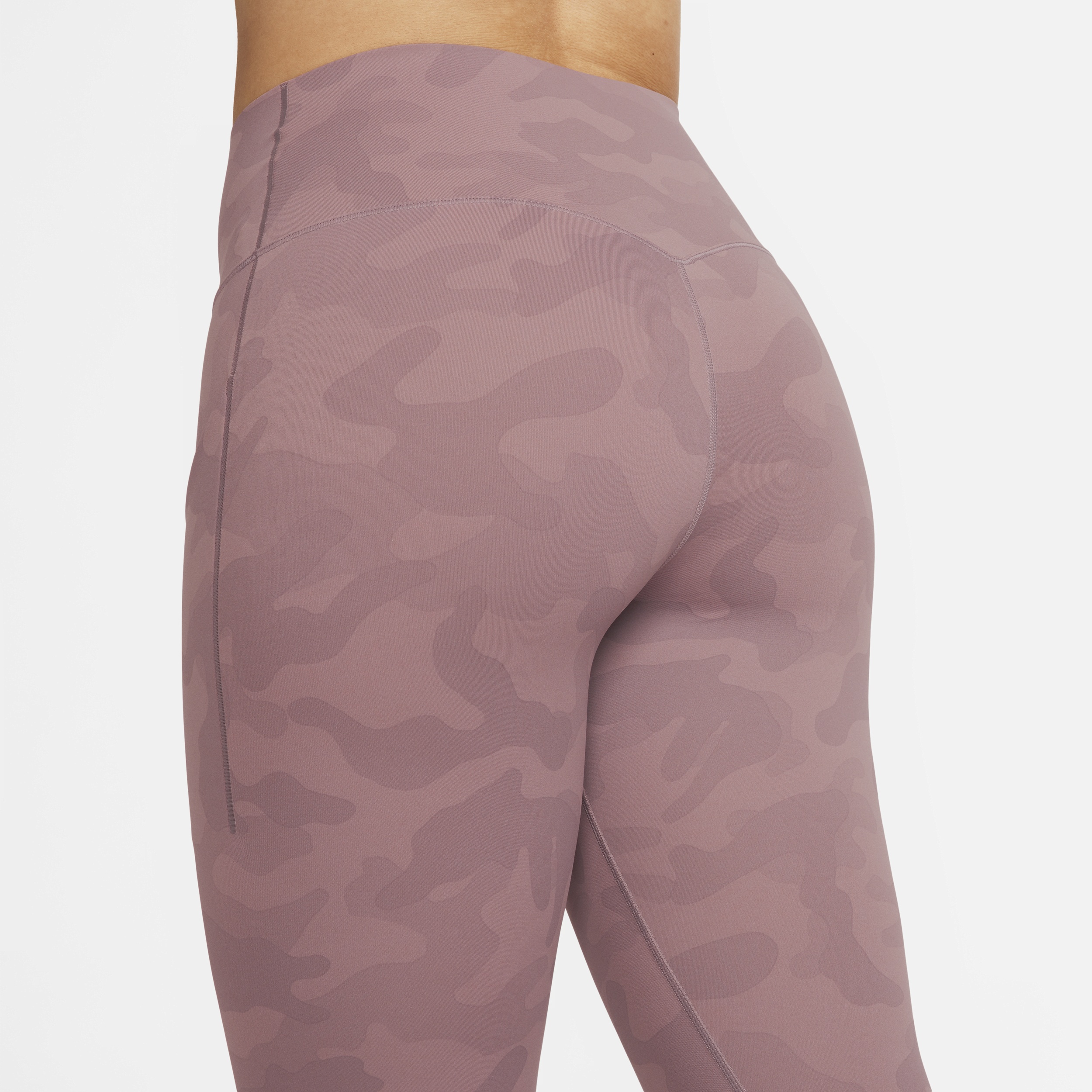 Nike Women's Universa Medium-Support High-Waisted 7/8 Camo Leggings with Pockets - 6