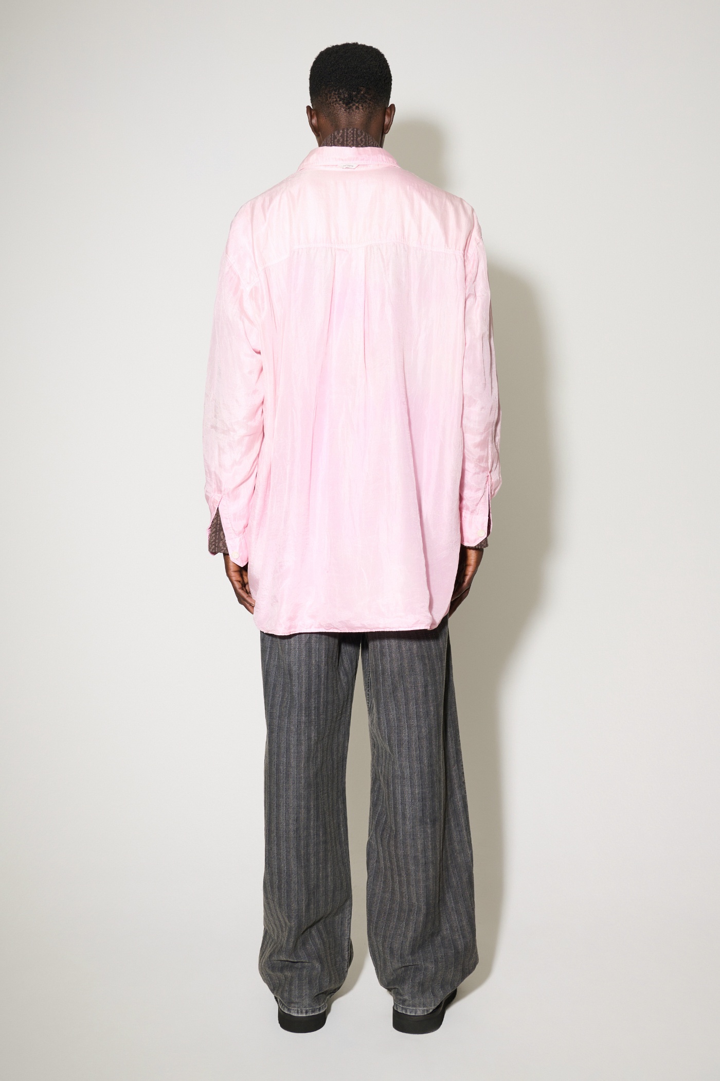 Darling Shirt Baby Pink Cotton Silk - 4