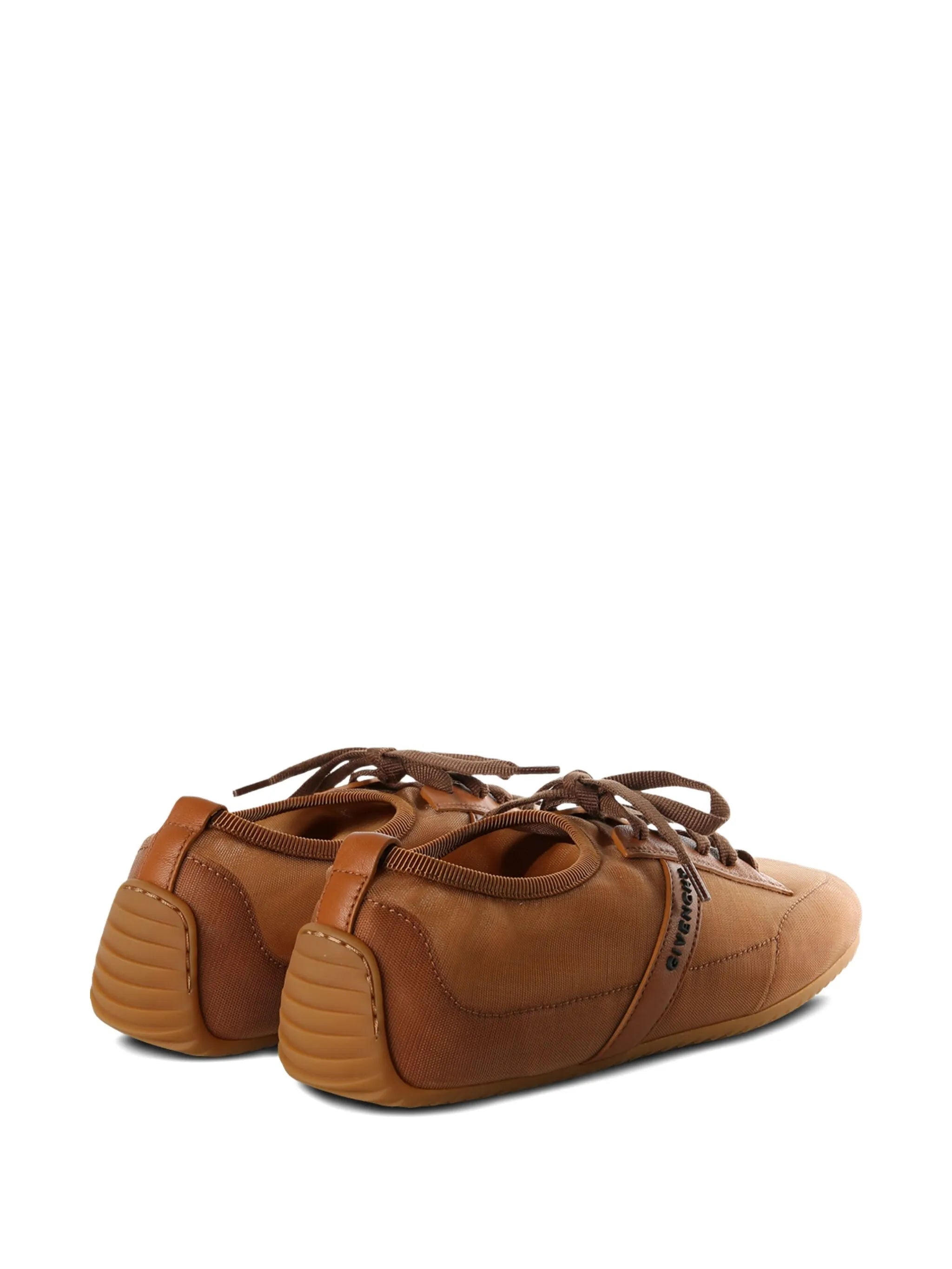 lace-up panelled trainers - 3