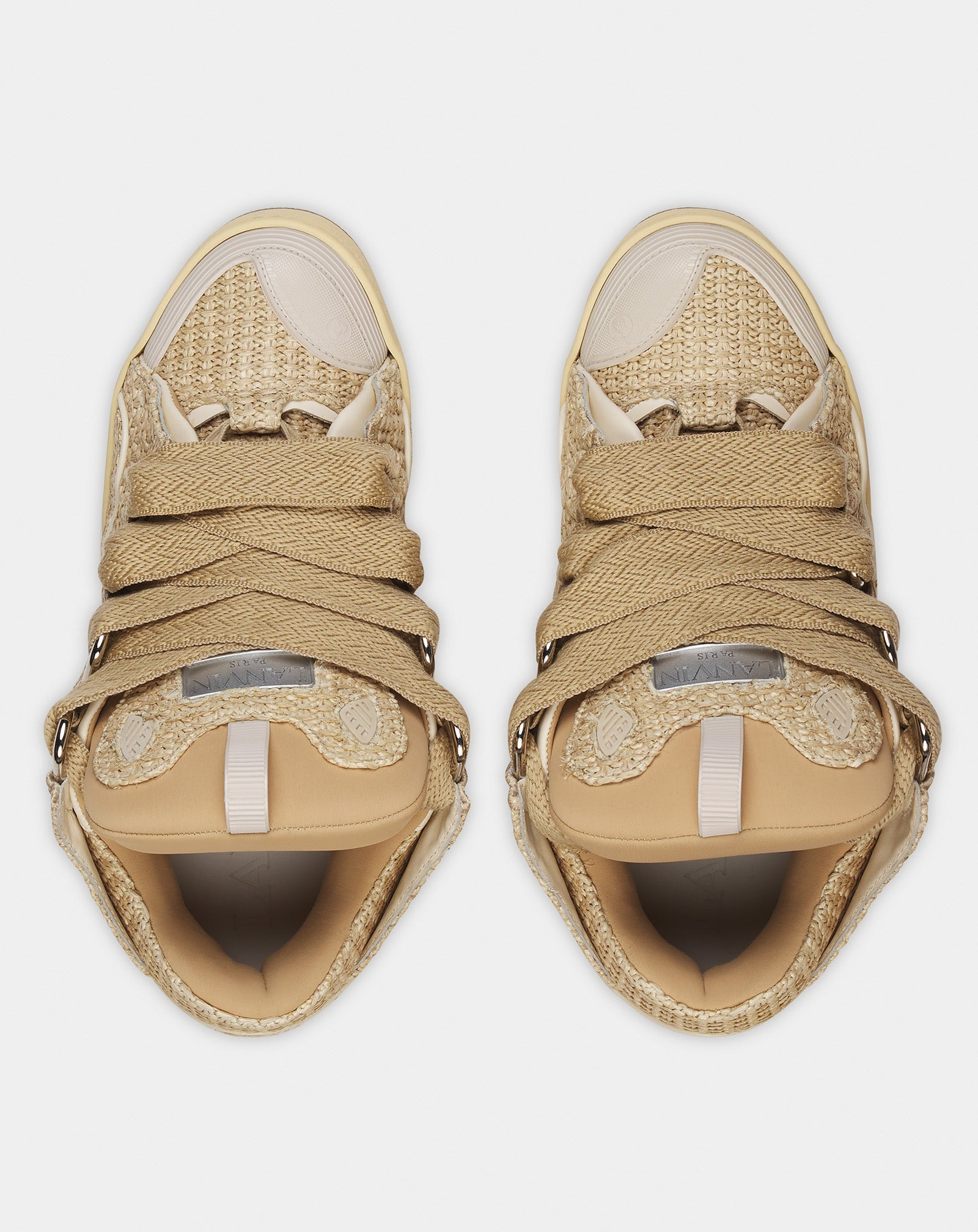 CURB RAFFIA SNEAKERS - 3