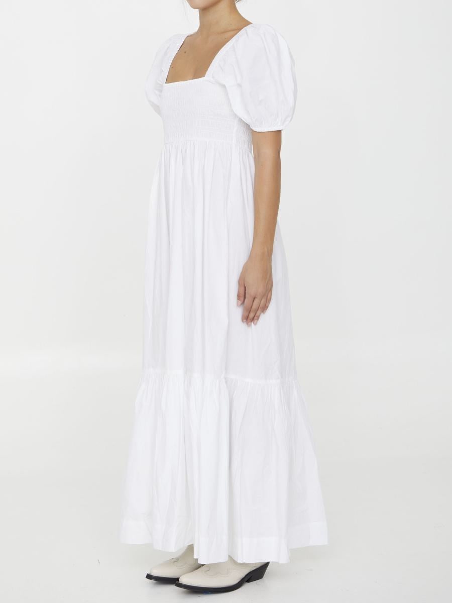 GANNI COTTON POPLIN MAXI DRESS - 2