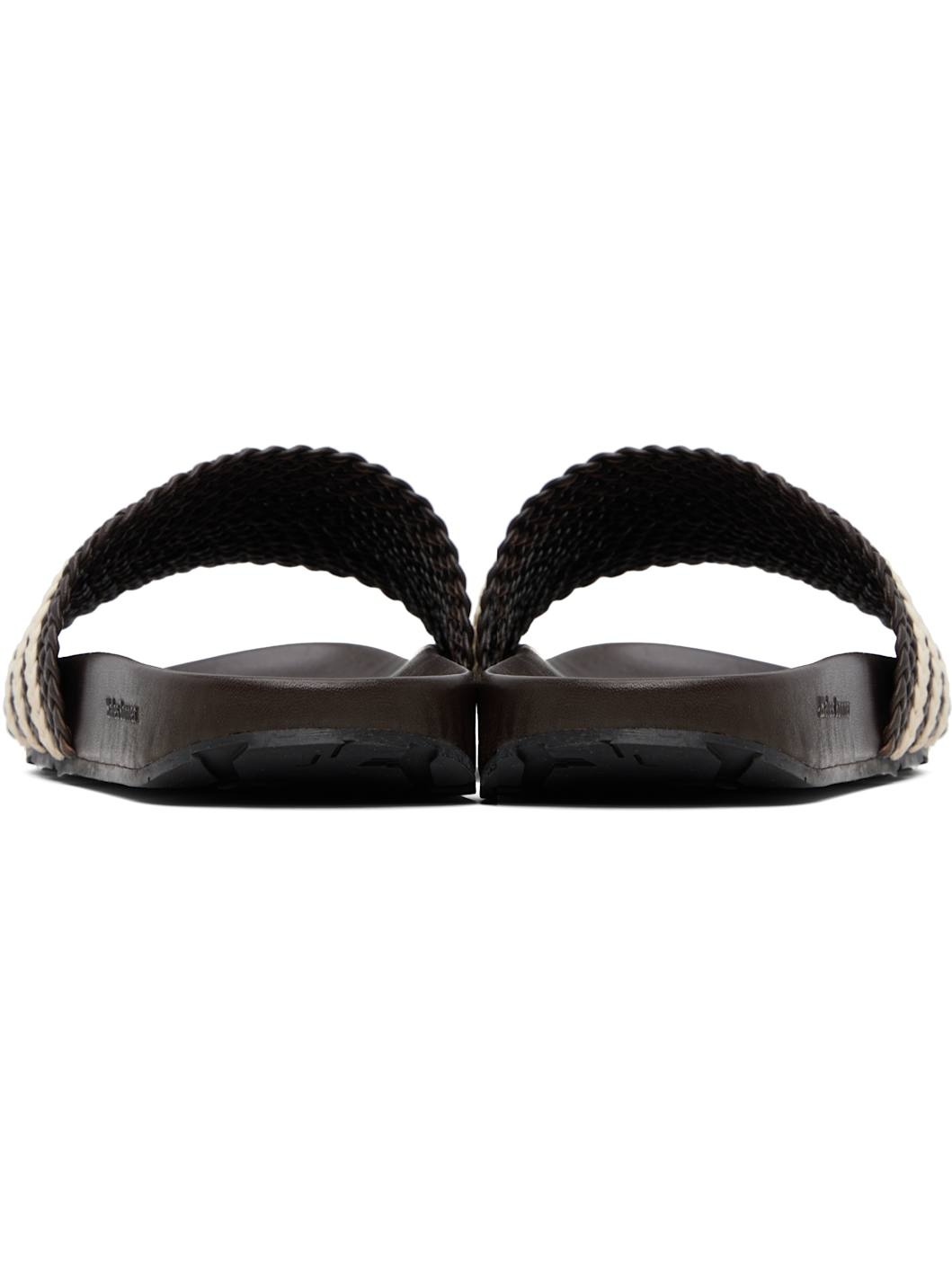 Brown adidas Originals Edition Adilette Sandals - 2