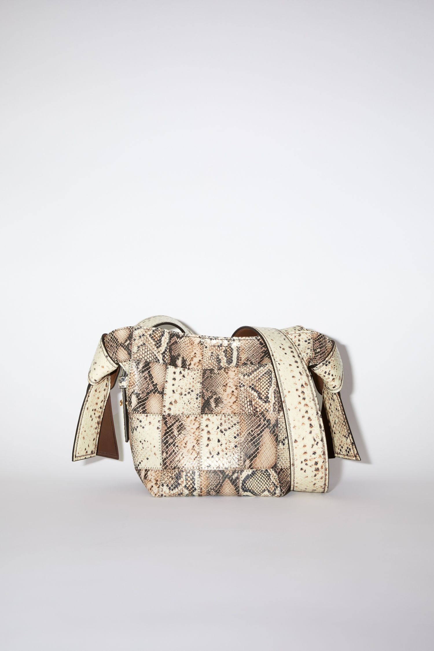 Mini shoulder bag - Beige/black - 1