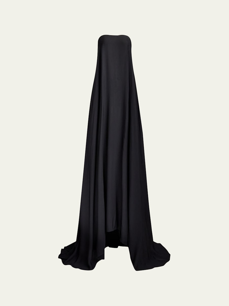 Sleeveless Chain-Strap Backless Gown 1