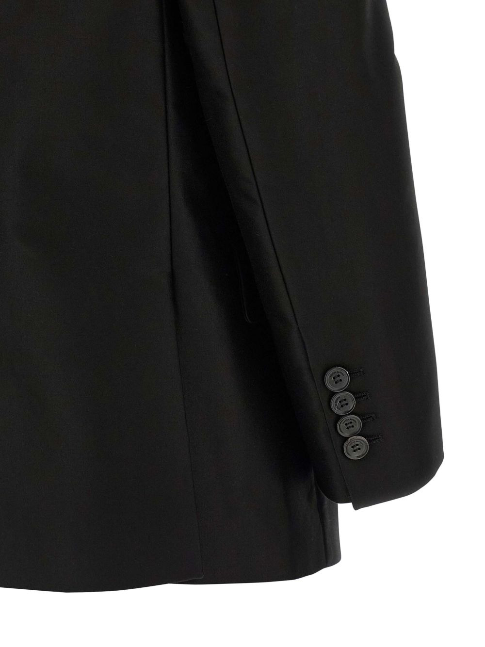 flower-appliqué single-breasted blazer - 5