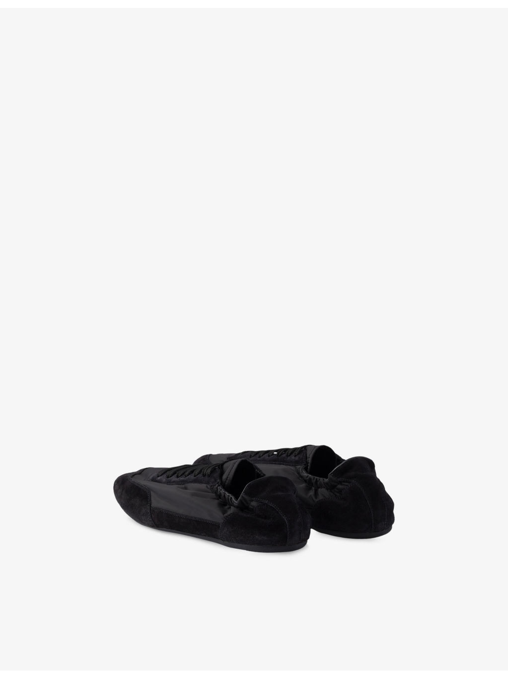 Collapse Re-Nylon and Suede Low-Top Trainers - 4