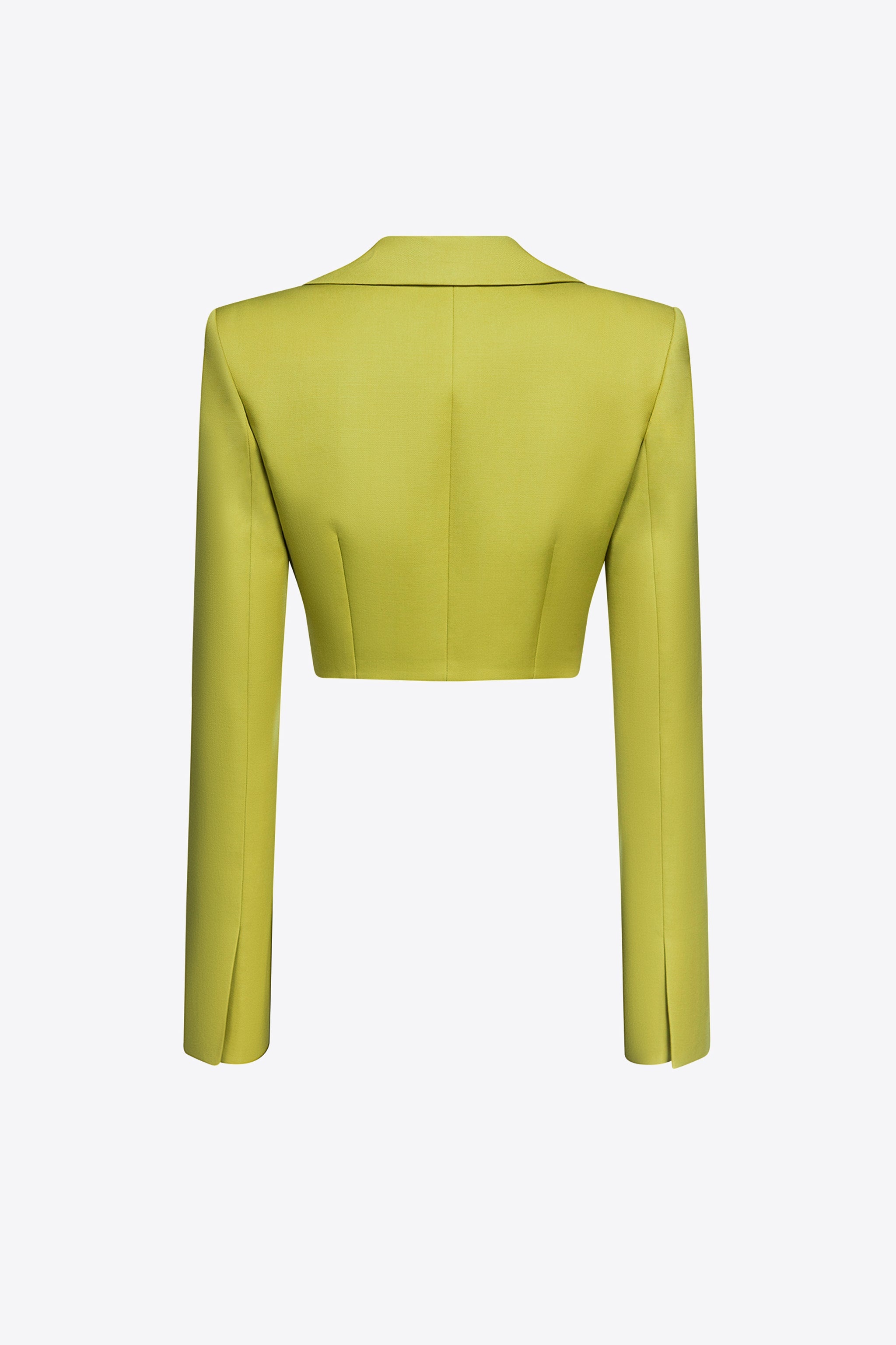 CRYSTAL EMBELLISHED BOW CROPPED JACKET - 2