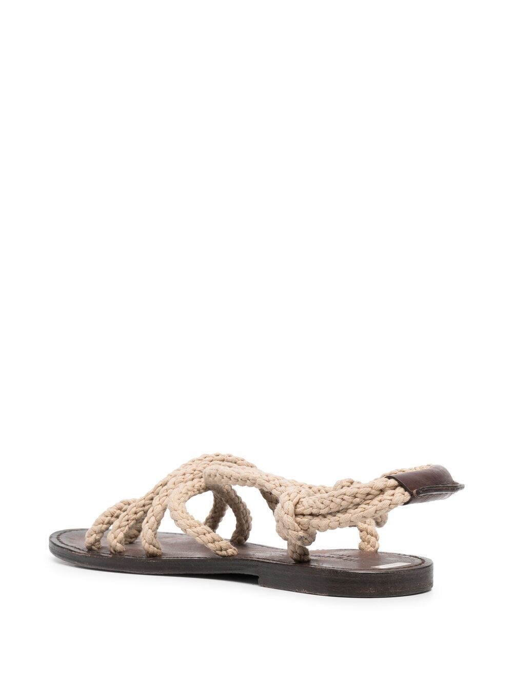 rope-detail open-toe sandals - 3