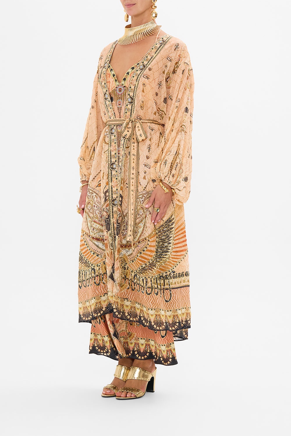 BLOUSON SLEEVE EMBELLISHED LAYER - 4
