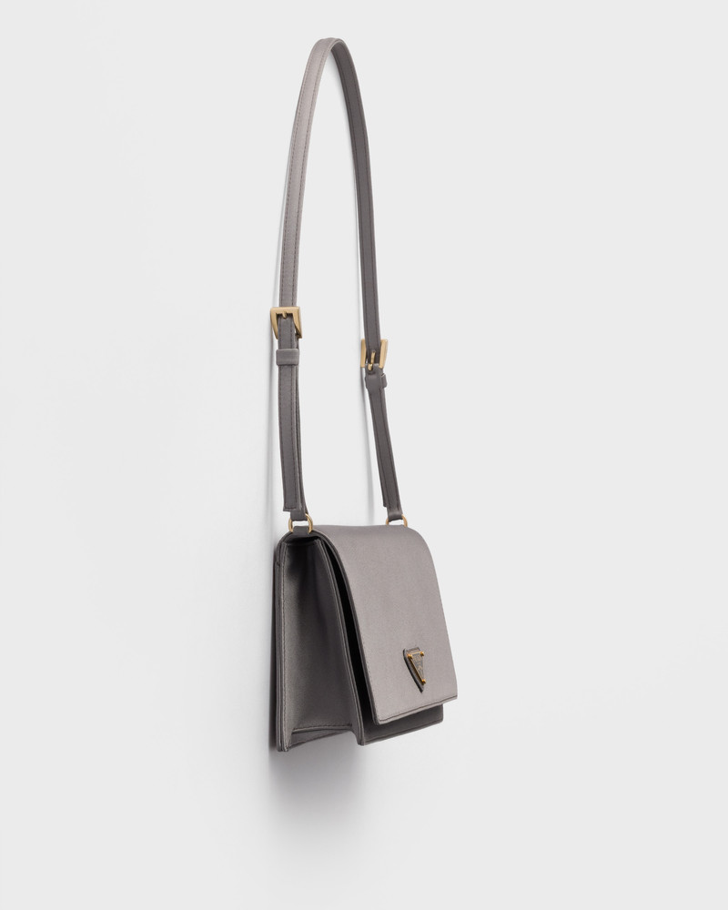 Satin mini shoulder bag 5