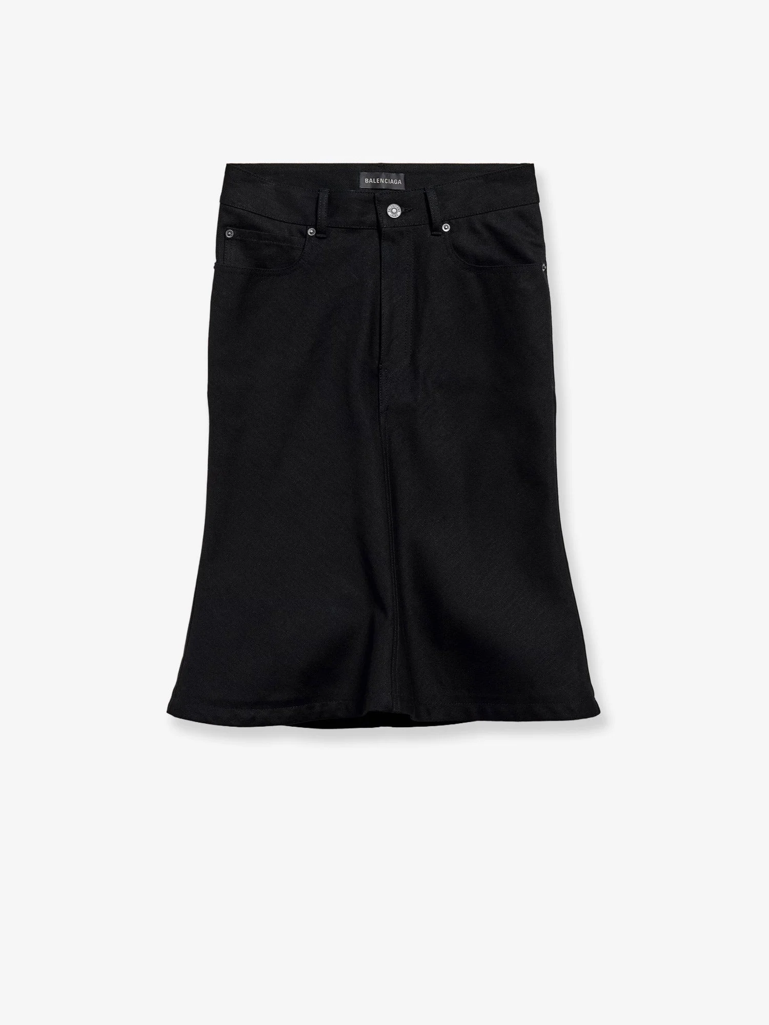 Balenciaga Women Cotton Midi Skirt - 1