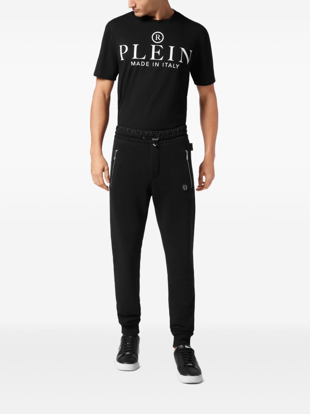 puffered track pants - 2