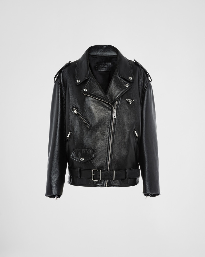 Nappa leather biker jacket - 1