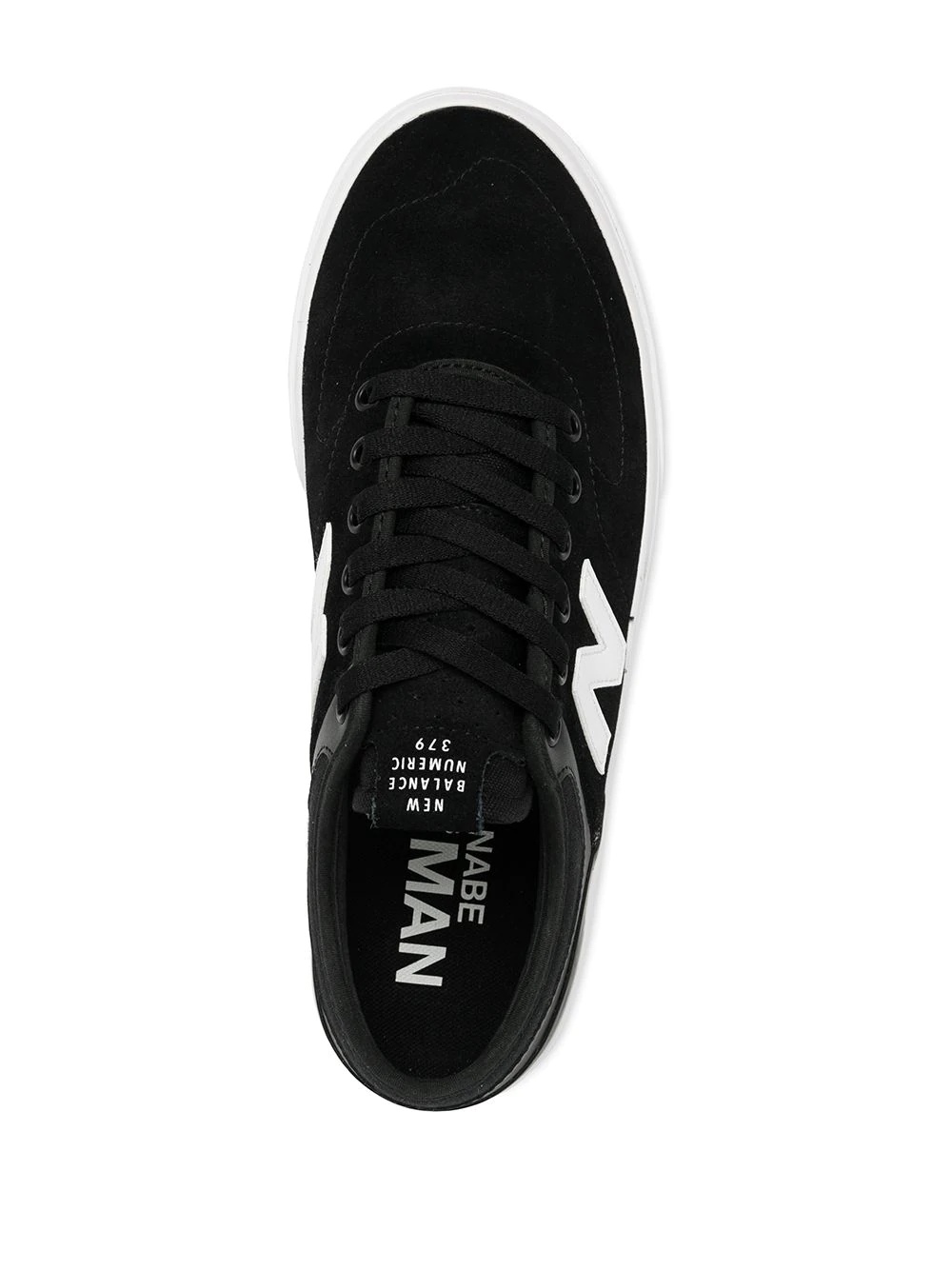 side contrasting logo sneakers - 4