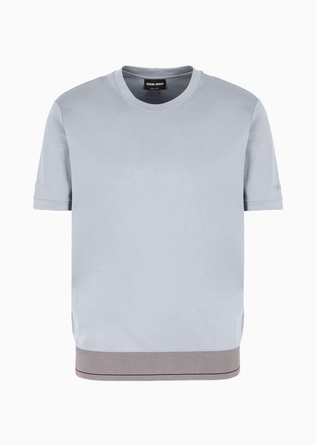 ASV organic cotton interlock crew-neck T-shirt - 1