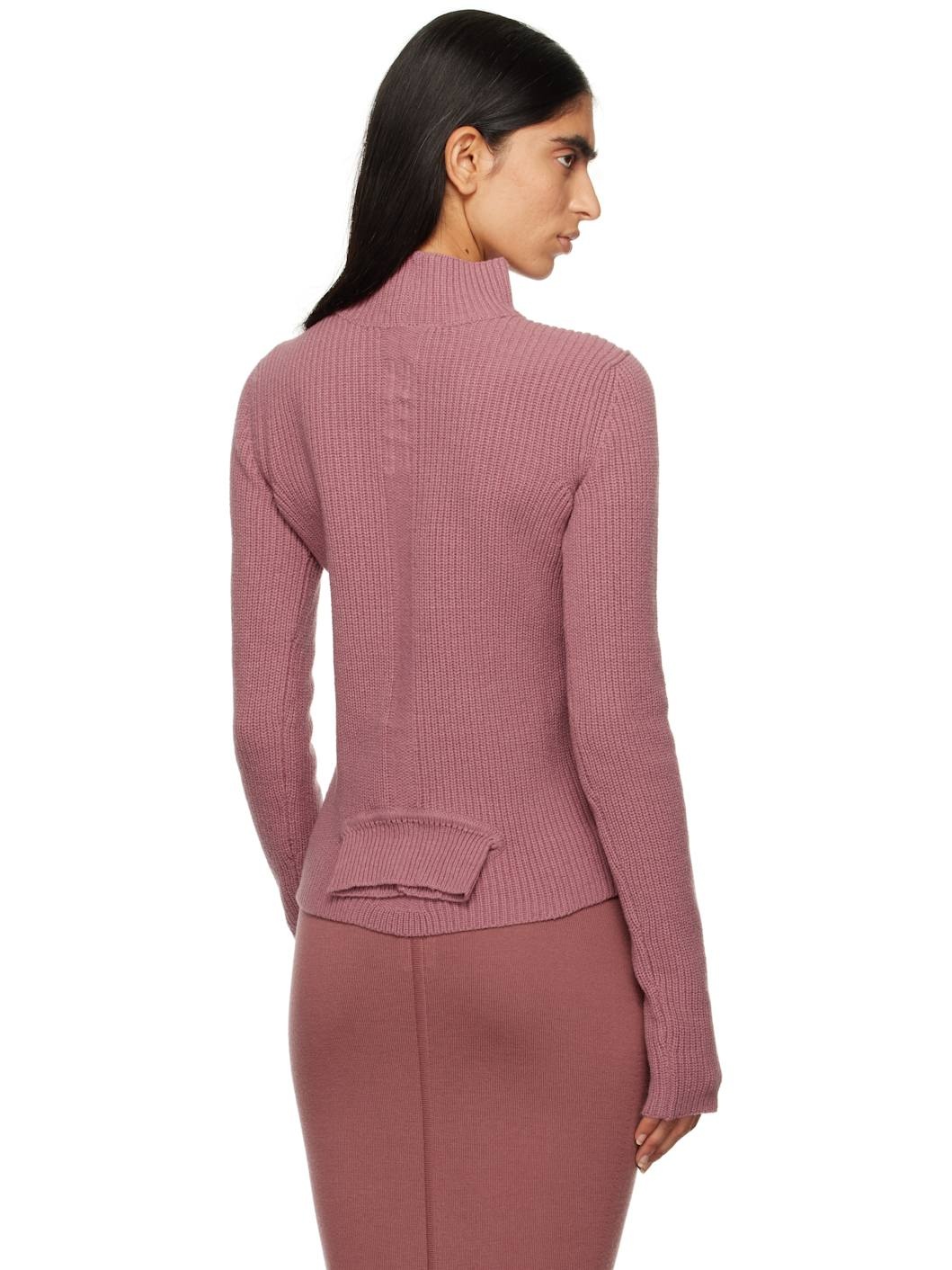 Pink Porterville Headon DBL Lupetto Turtleneck - 3