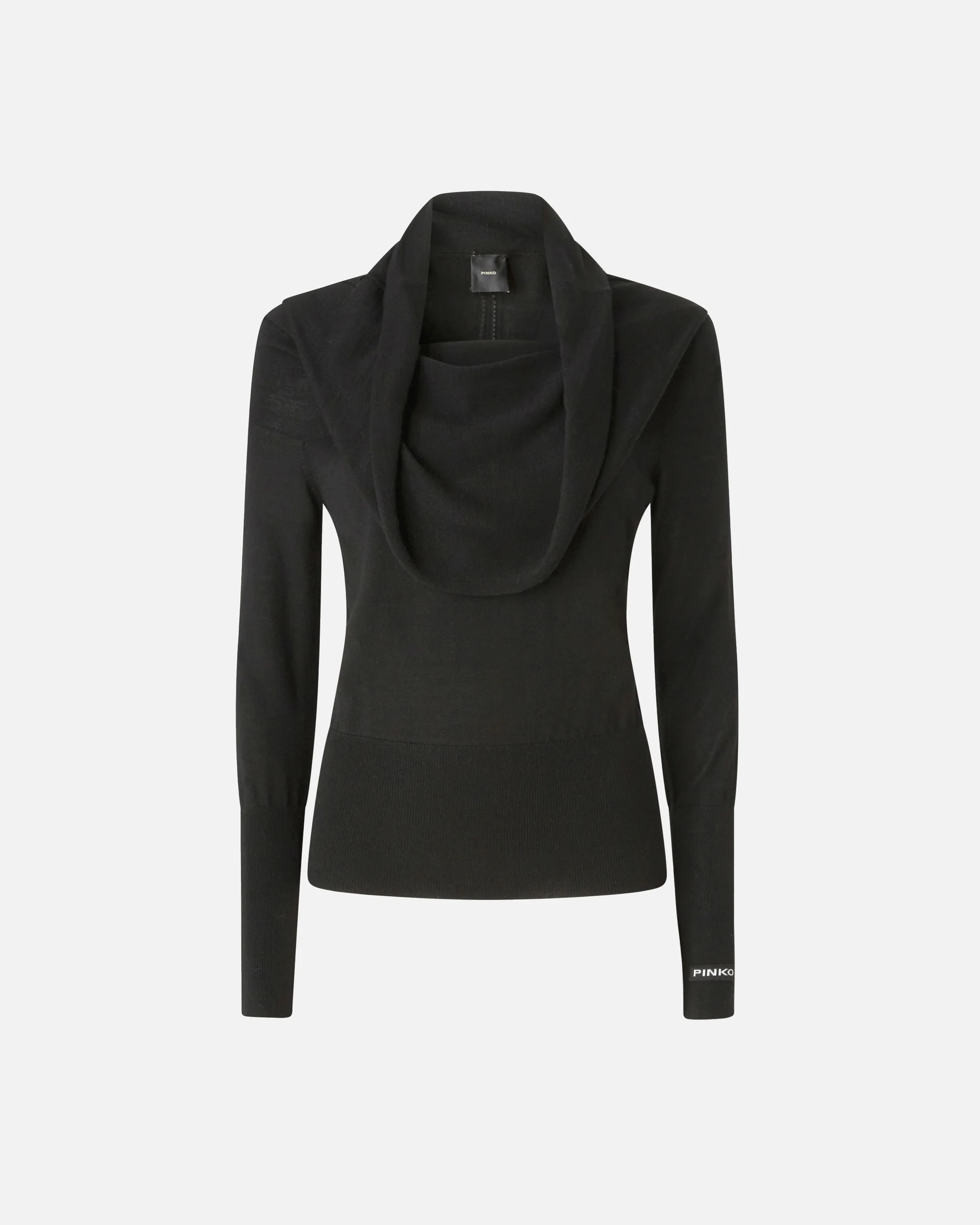 SWEATER WITH SHAWL COLLAR - 1