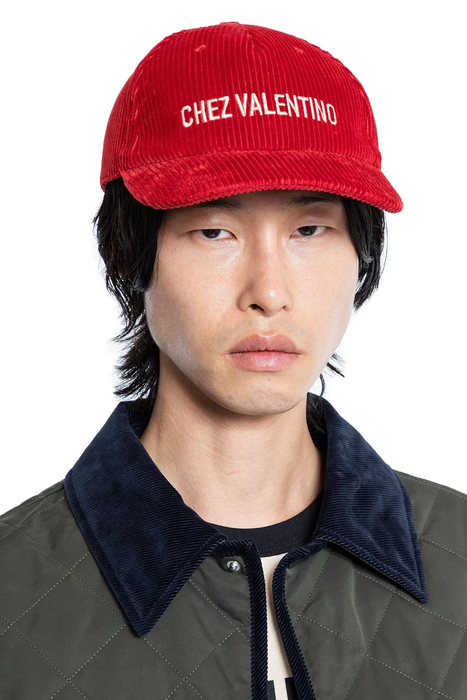 Chez-Valentino-Corduroy-Cap - 5