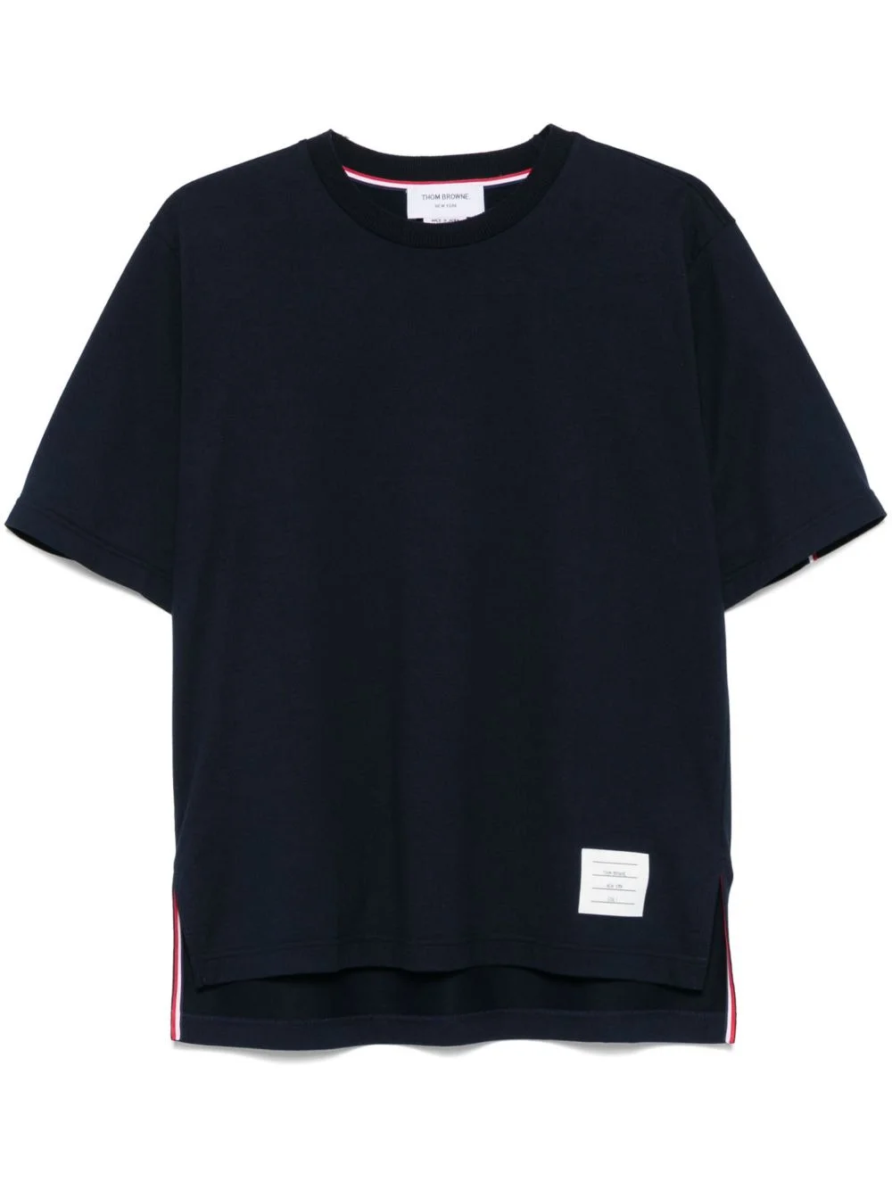 Thom Browne Men Oversized Cotton T-Shirt - 1