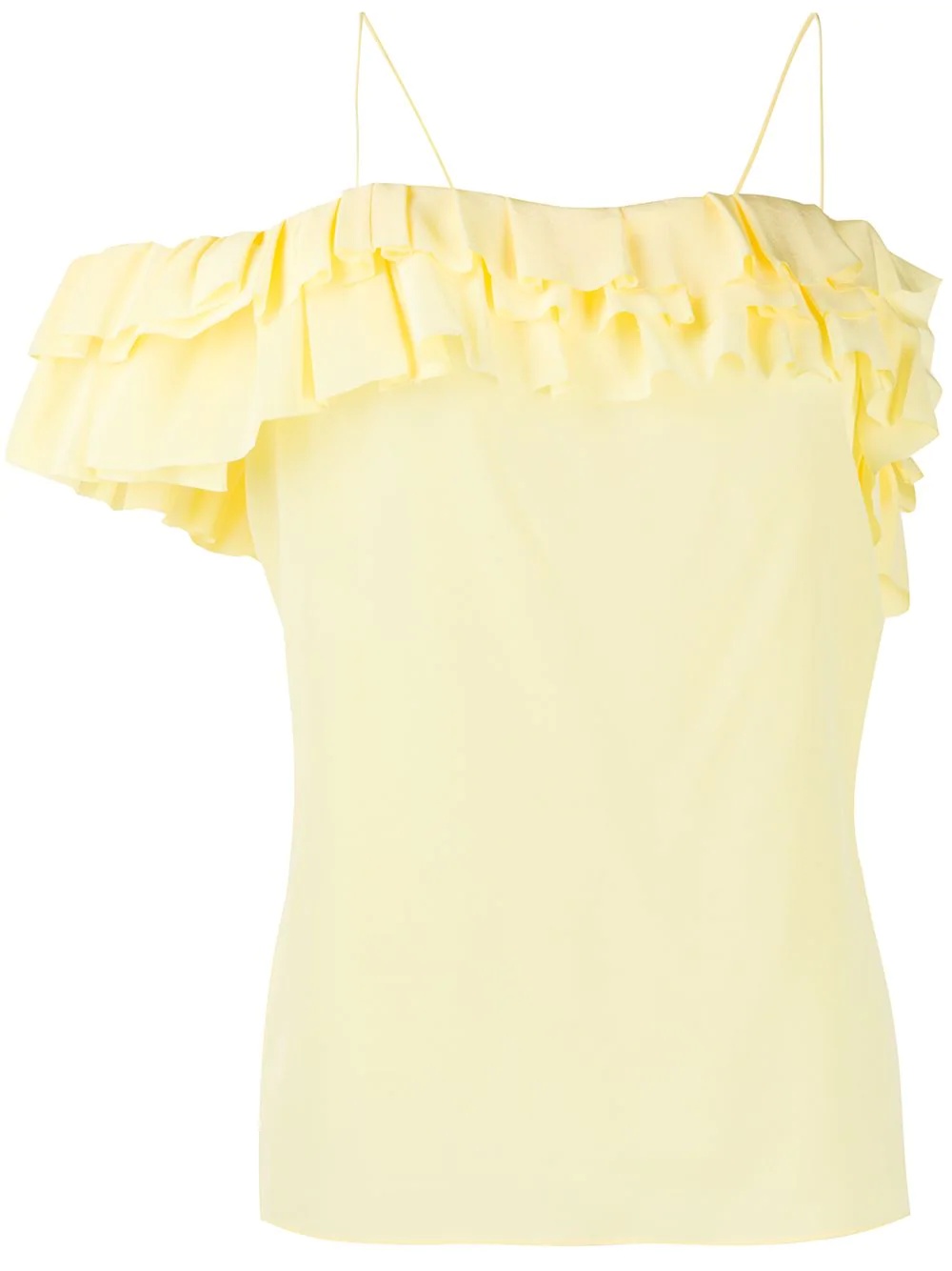 frill off-the-shoulder top - 1