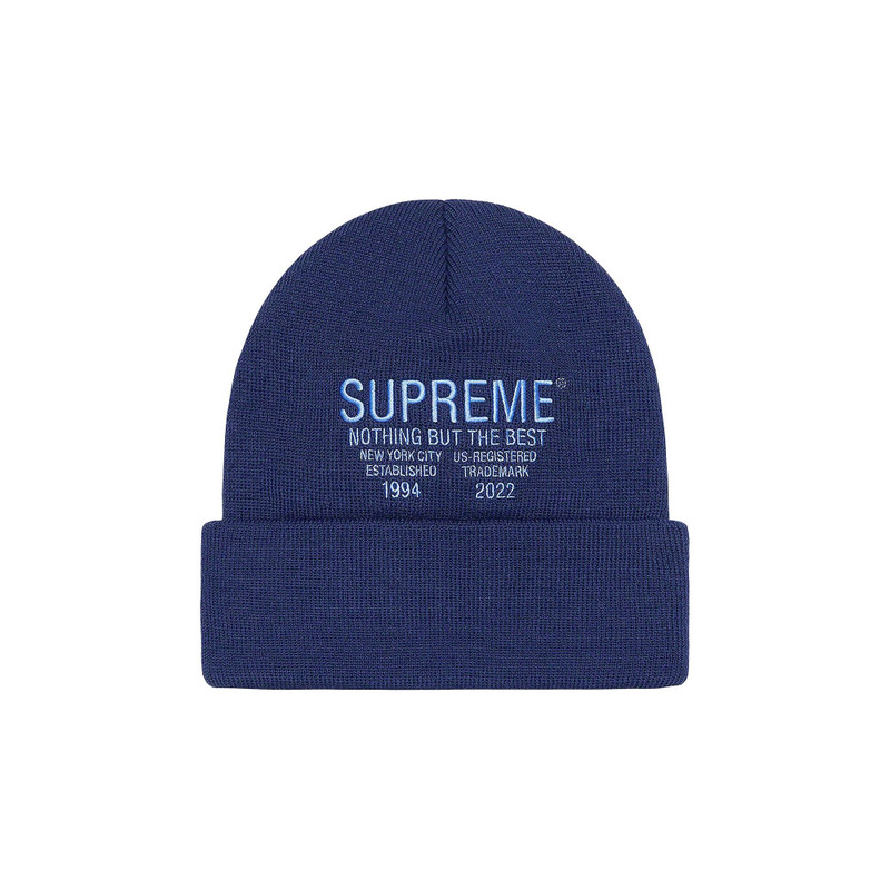Supreme Nothing But Beanie 'Navy' - 1