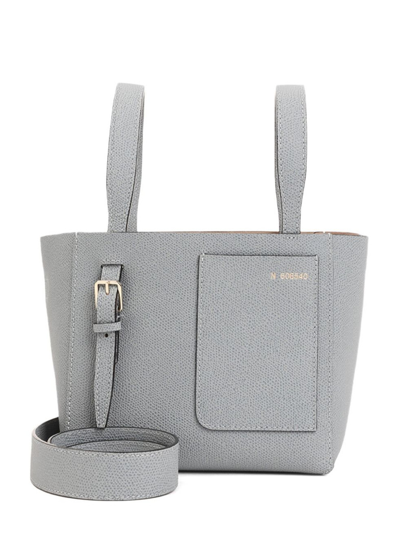 mini leather tote bag 1