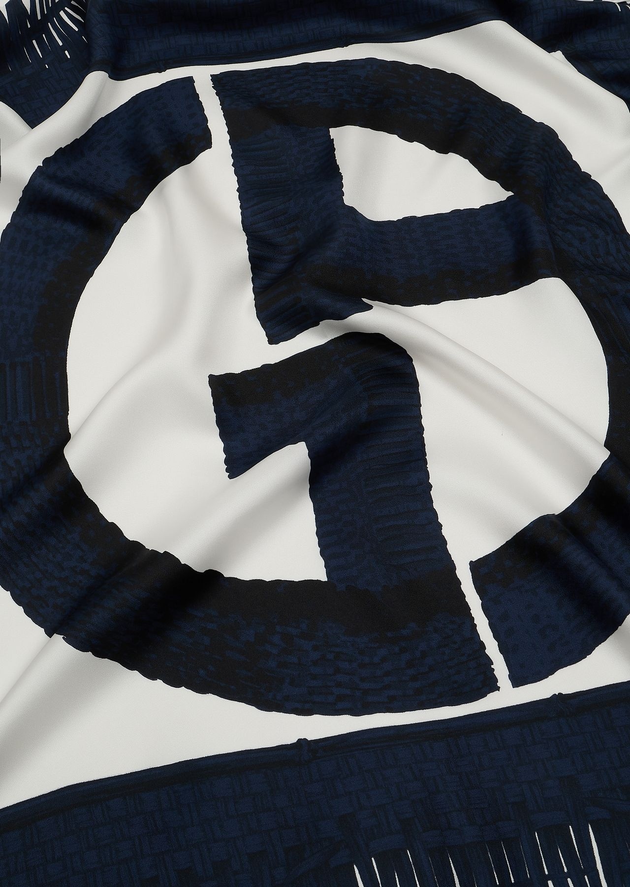 Printed silk foulard - 2