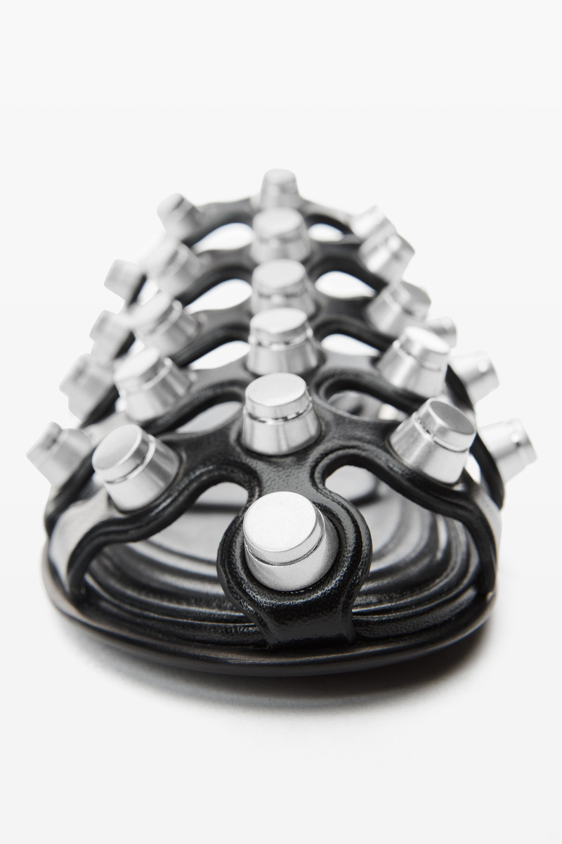 Rexa Cage Slide in Leather 4