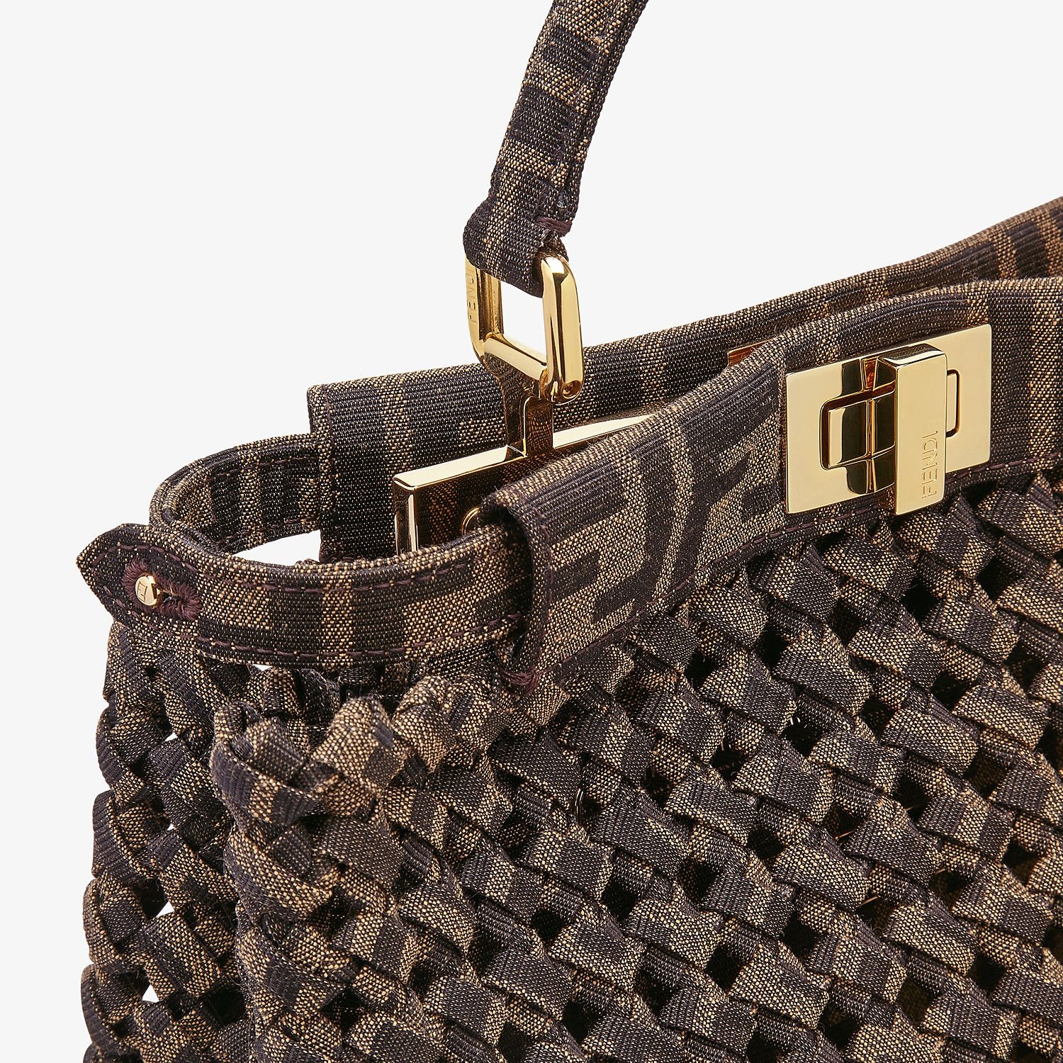 Jacquard fabric interlace bag - 6