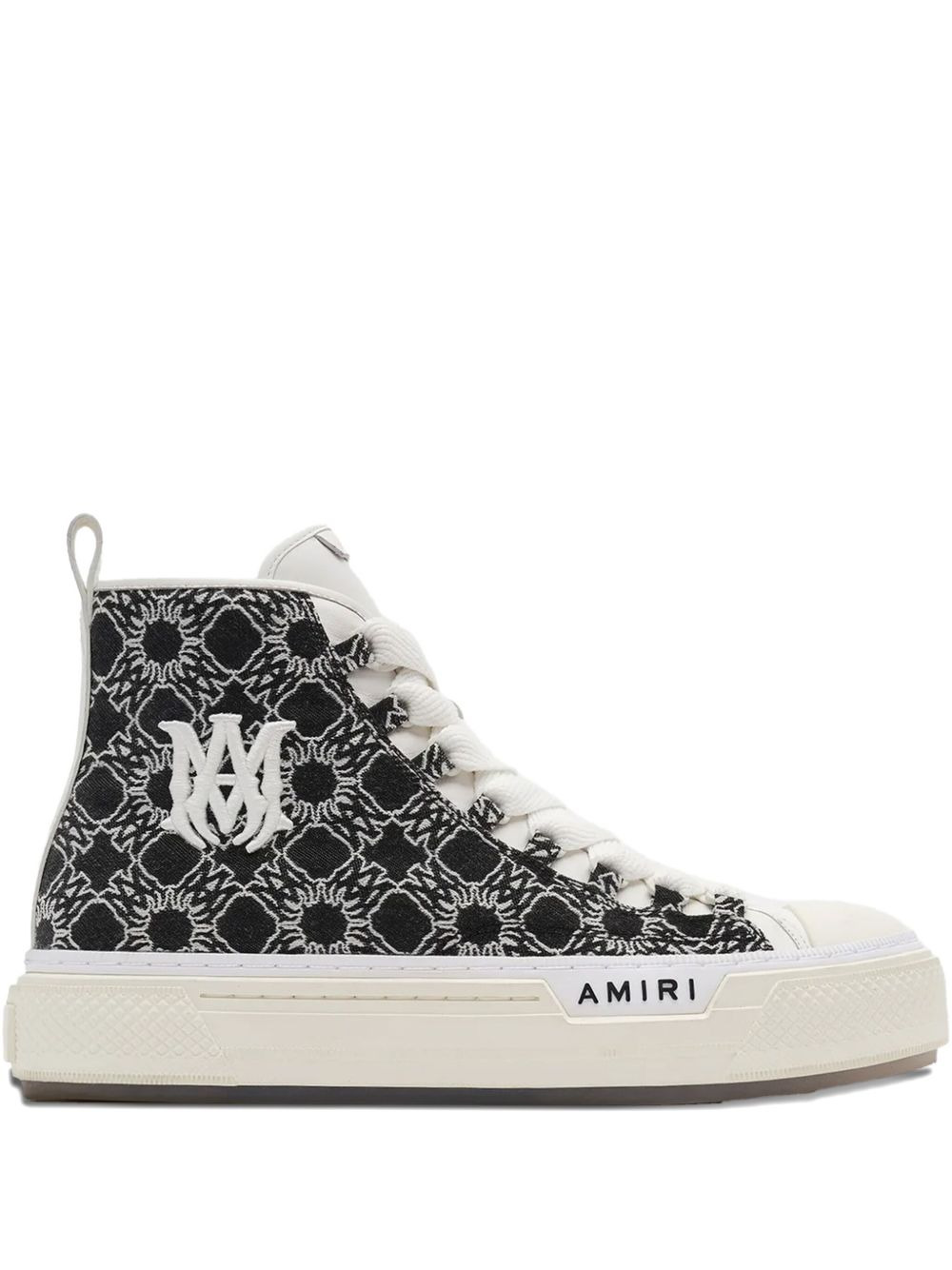 monogram high-top sneakers - 1