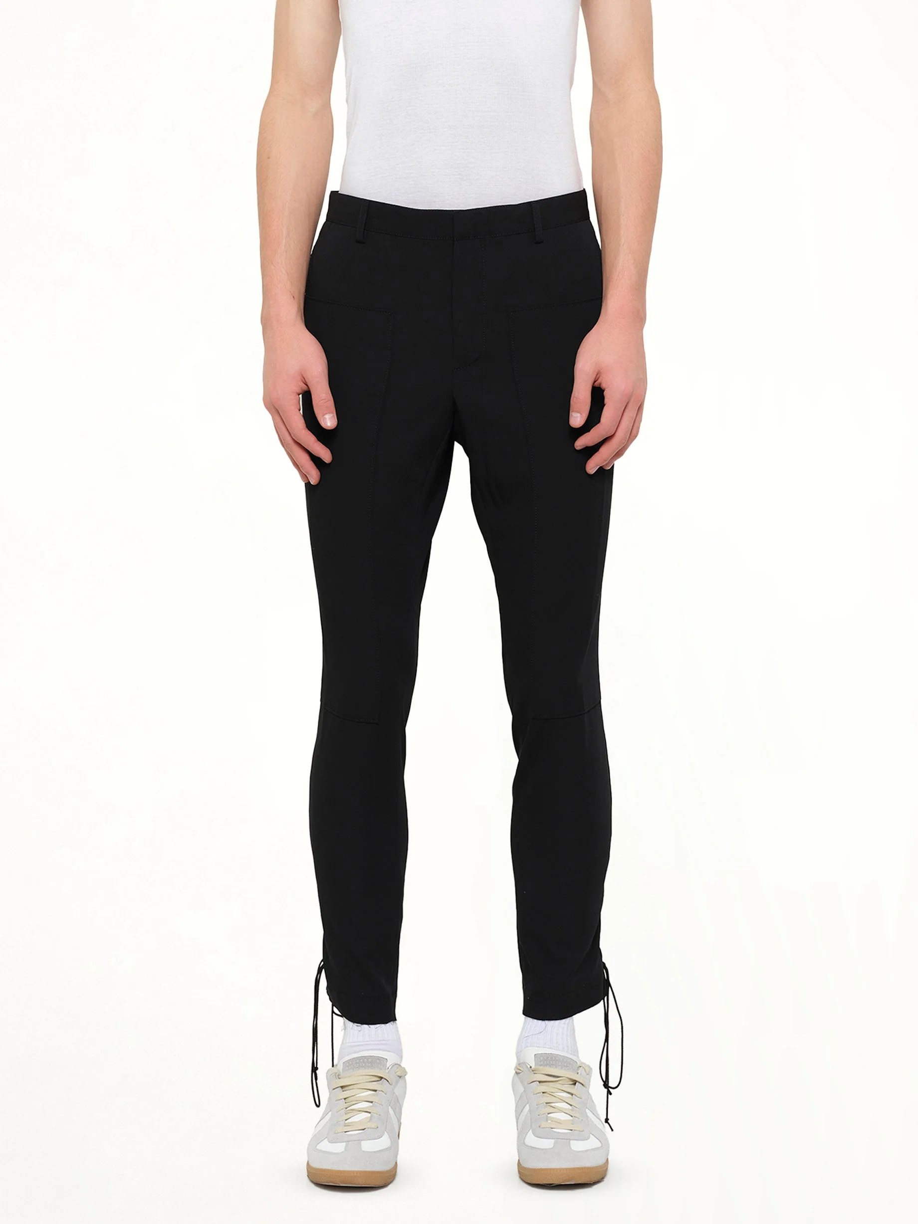 Lanvin Slim Crop Patch Trousers - 1