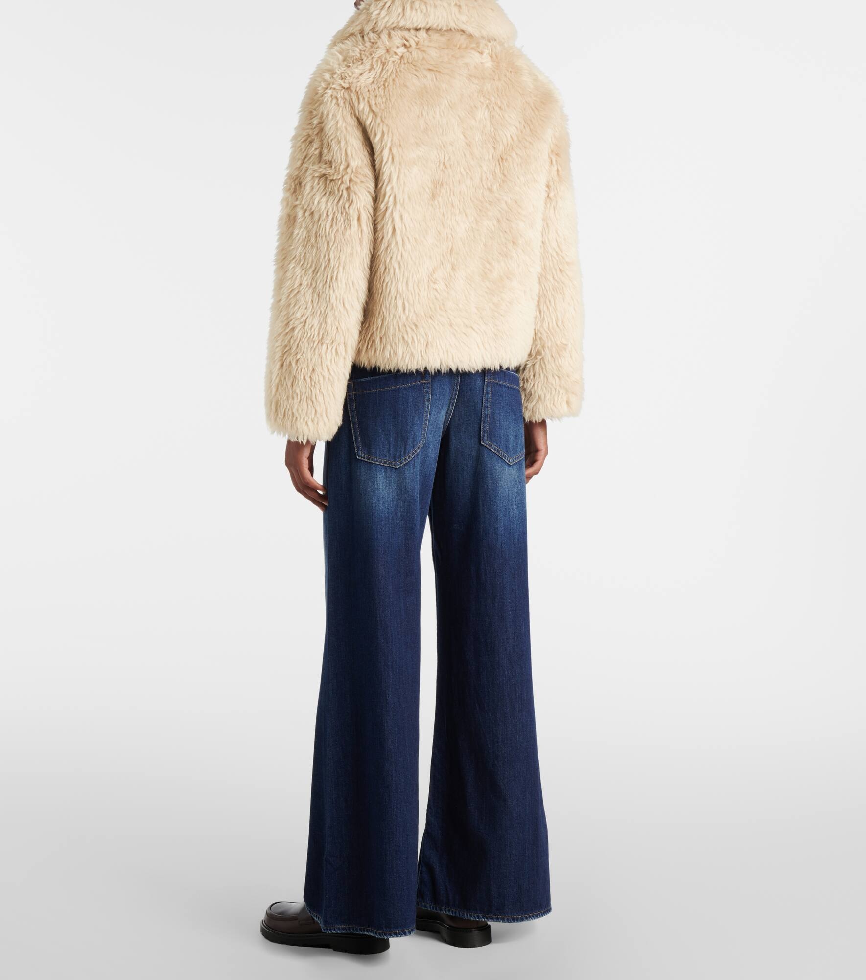 Faux shearling jacket - 3
