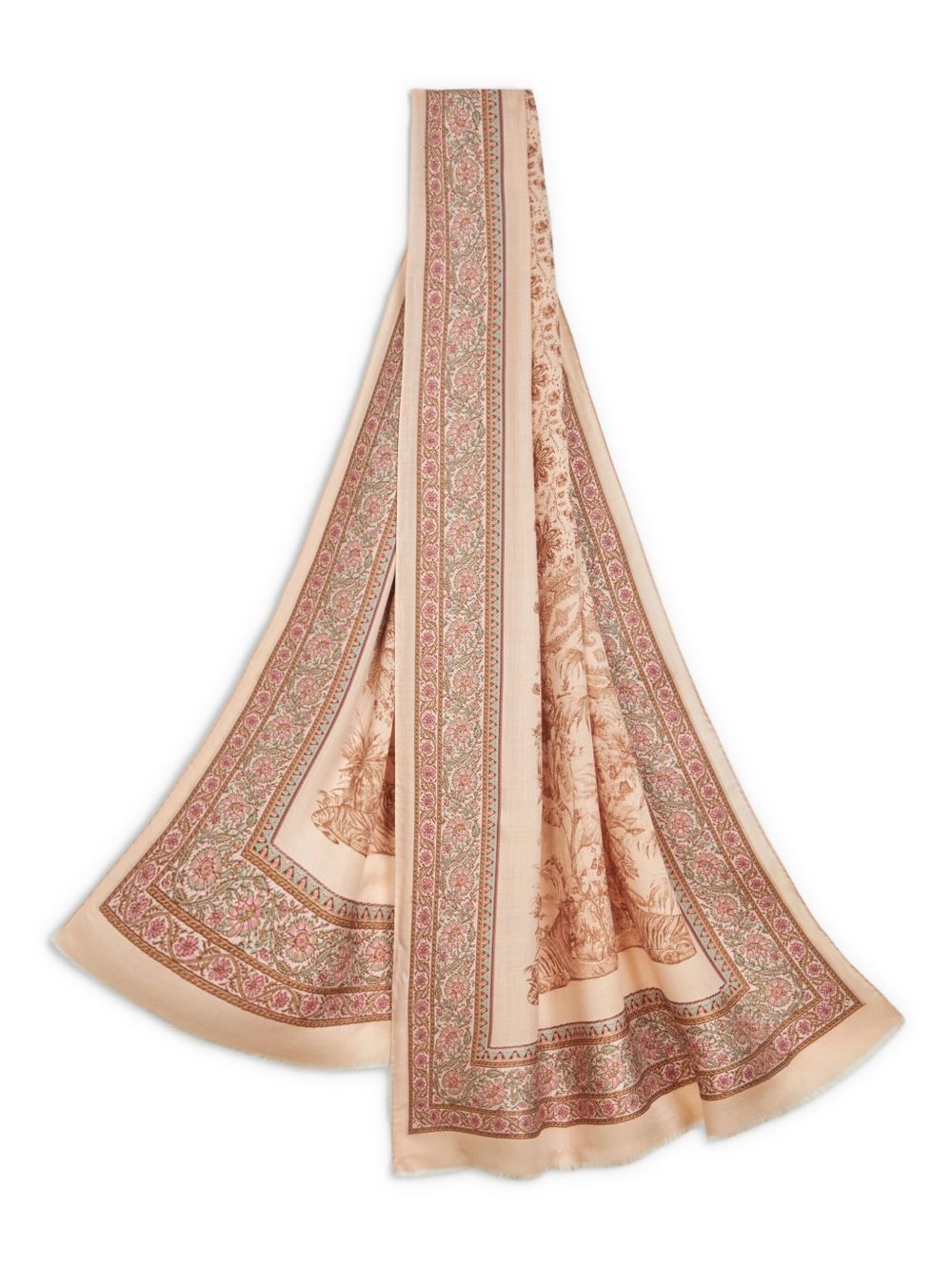 paisley-print scarf - 3