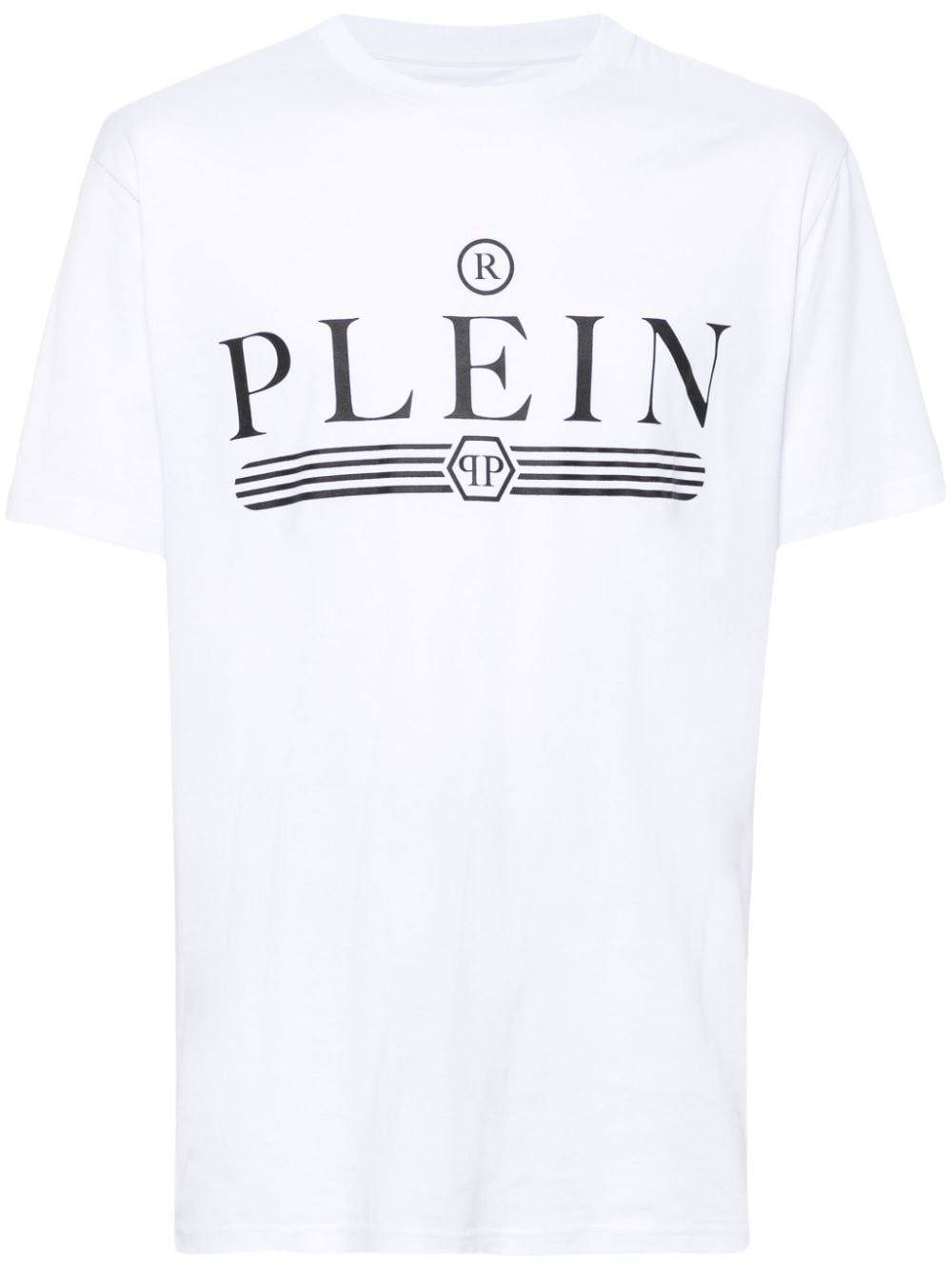 logo-print cotton T-shirt - 1