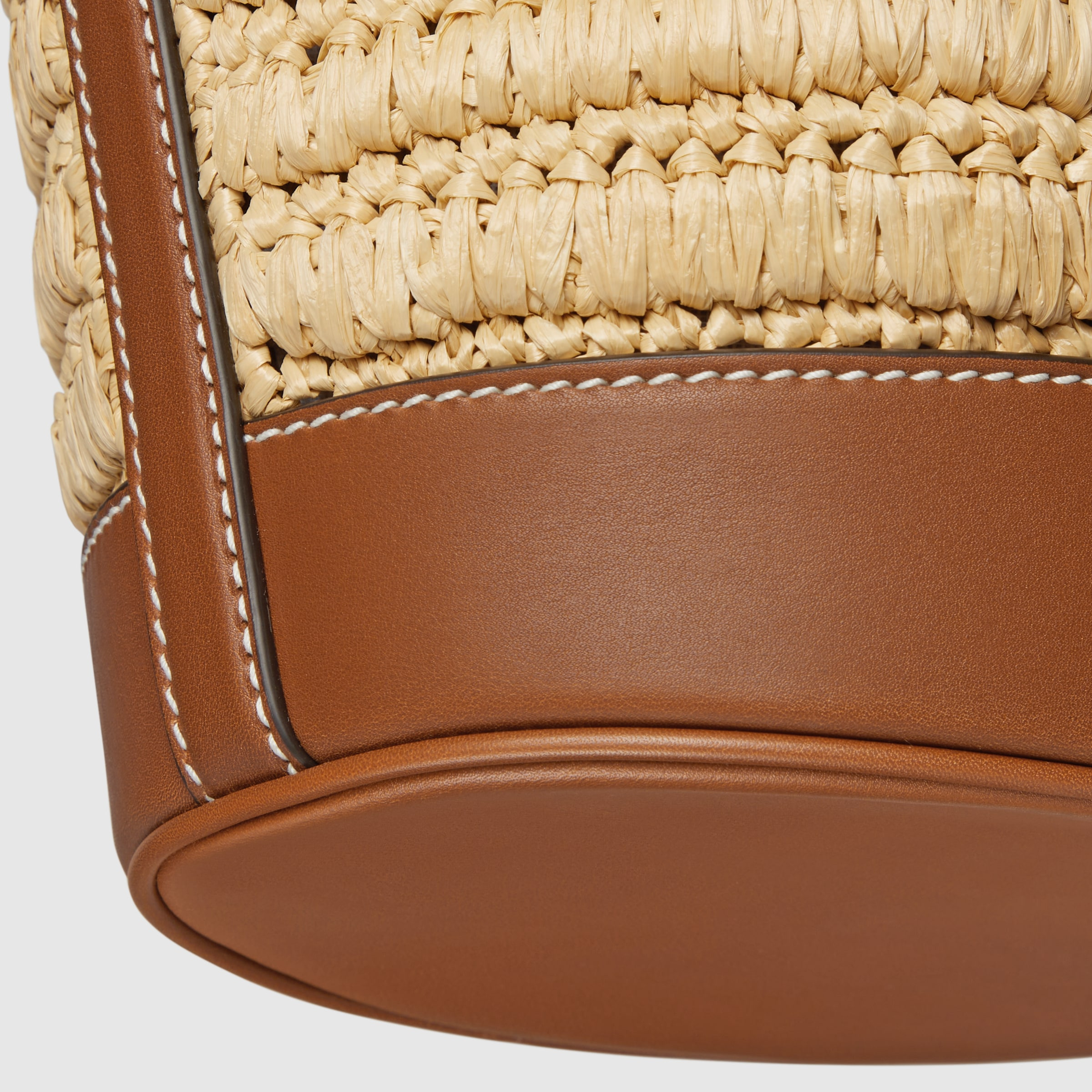 Woven mini bucket bag - 9