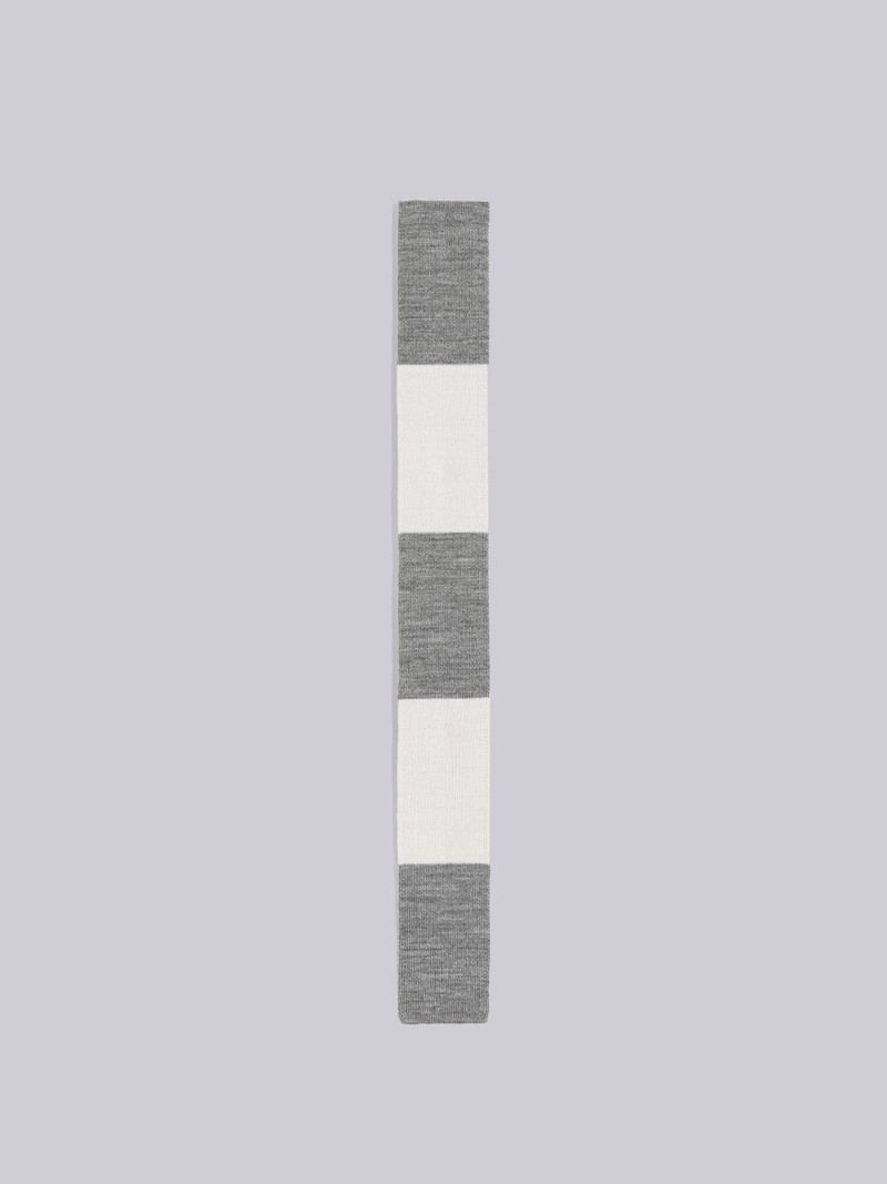 Wool Rugby Stripe Knit Tie 1