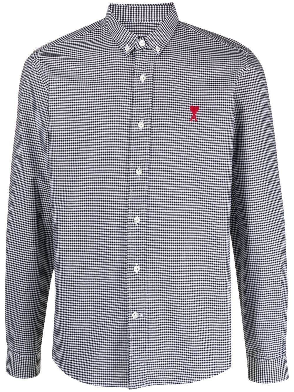 Ami de Coeur houndstooth shirt - 1