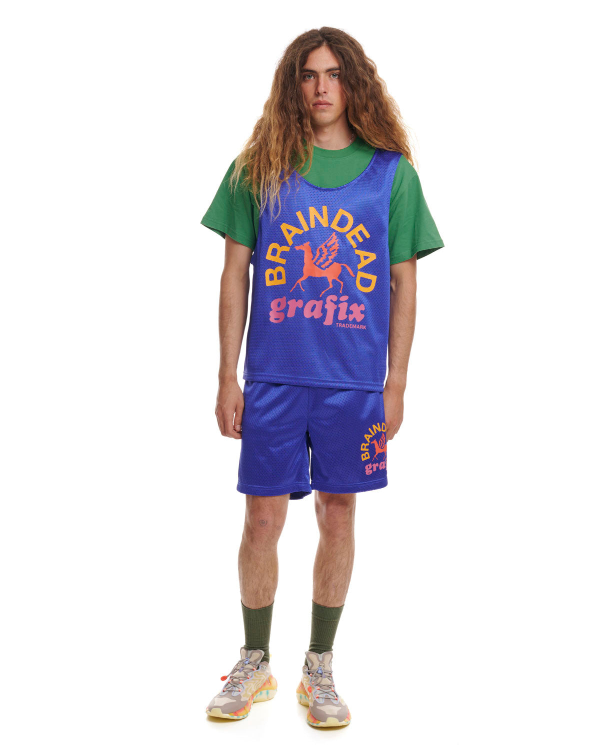 Grafix Team Jersey - Green/Blue - 4