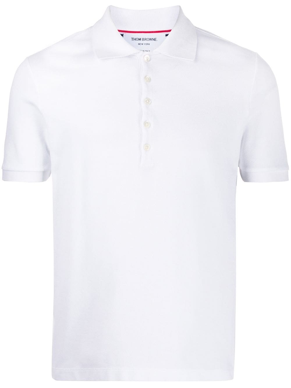 4-Bar piqué polo shirt - 1