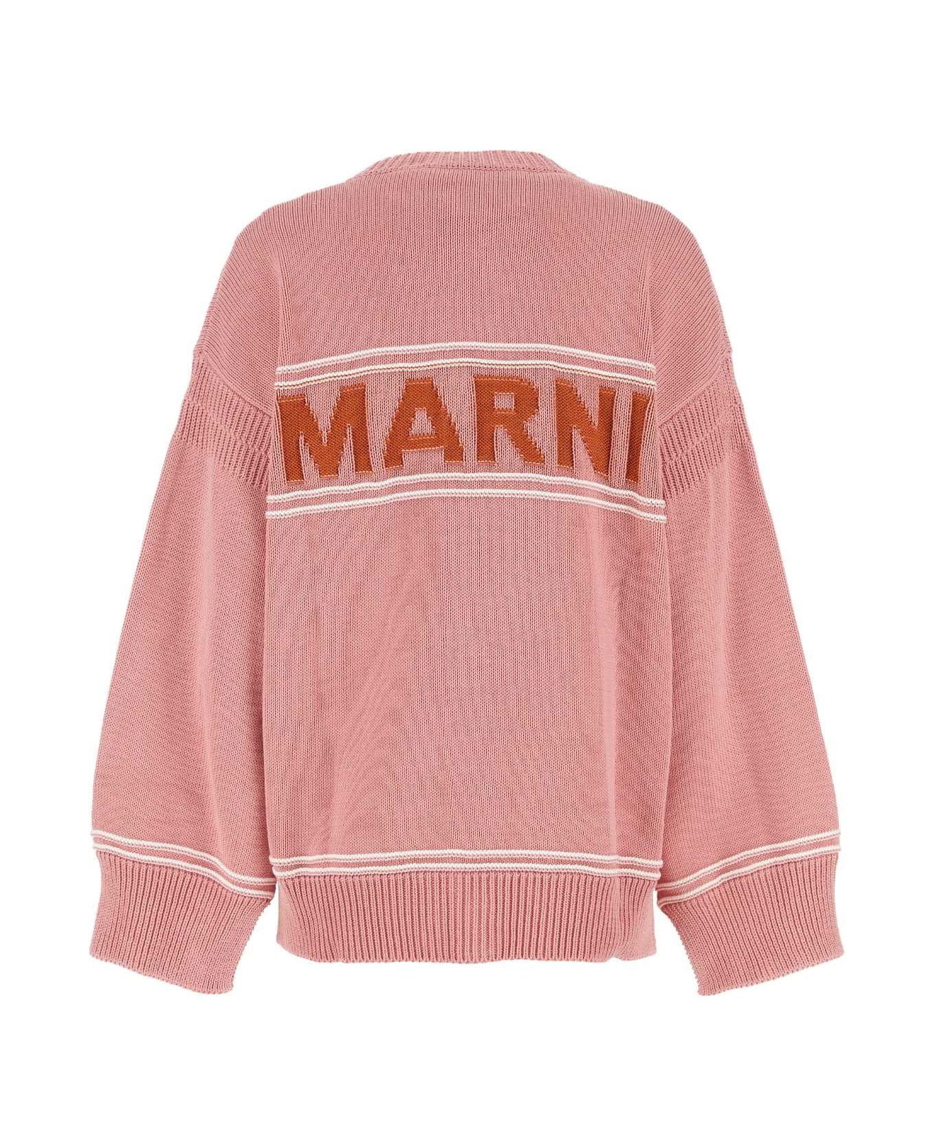 Pink Cotton Cardigan - 2