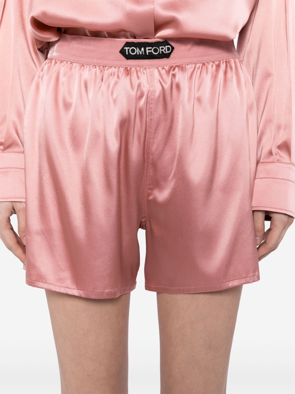 logo-patch shorts - 5