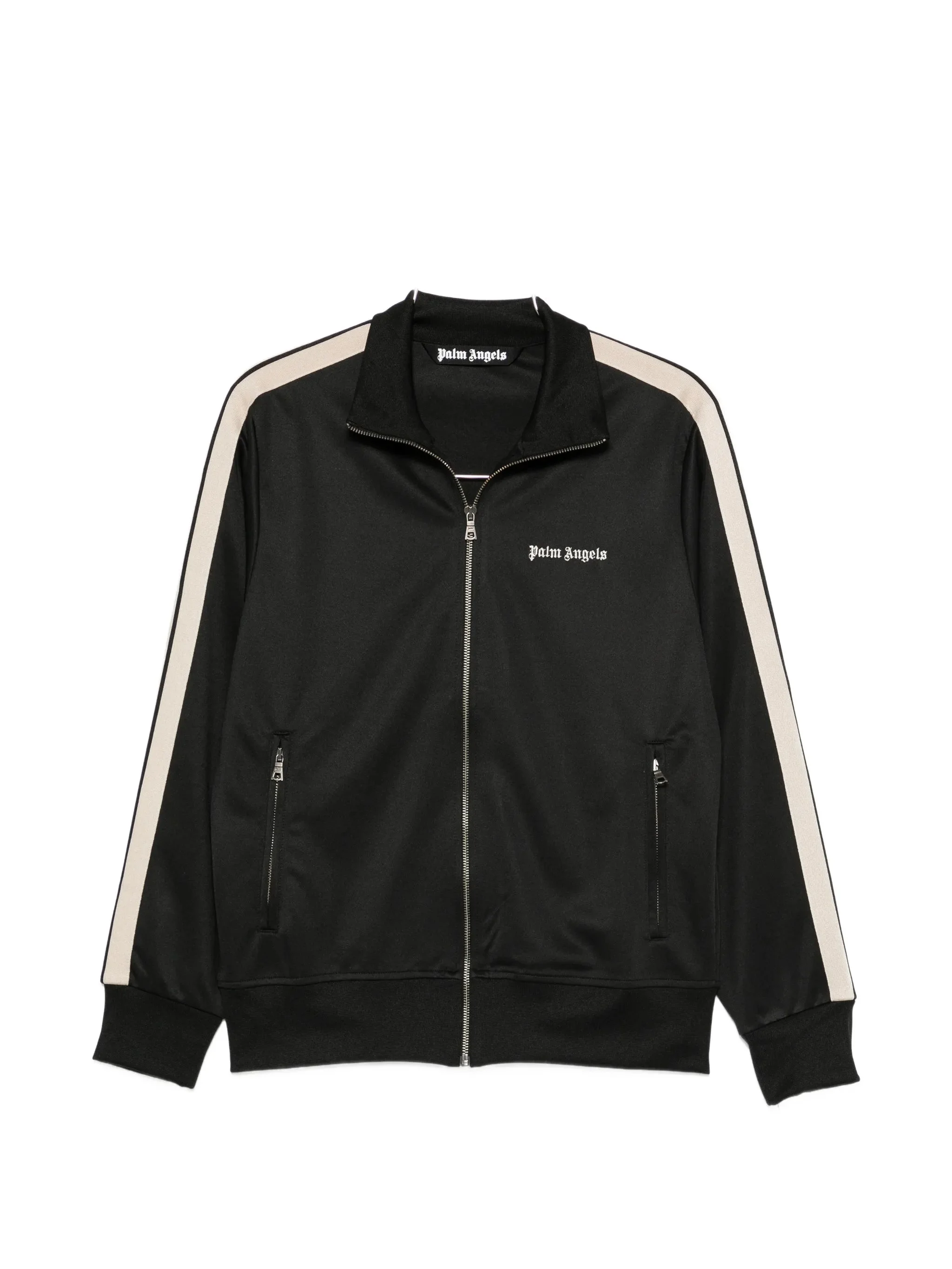 Palm Angels Embroidered-logo Zip-up Sweatshirt - 1