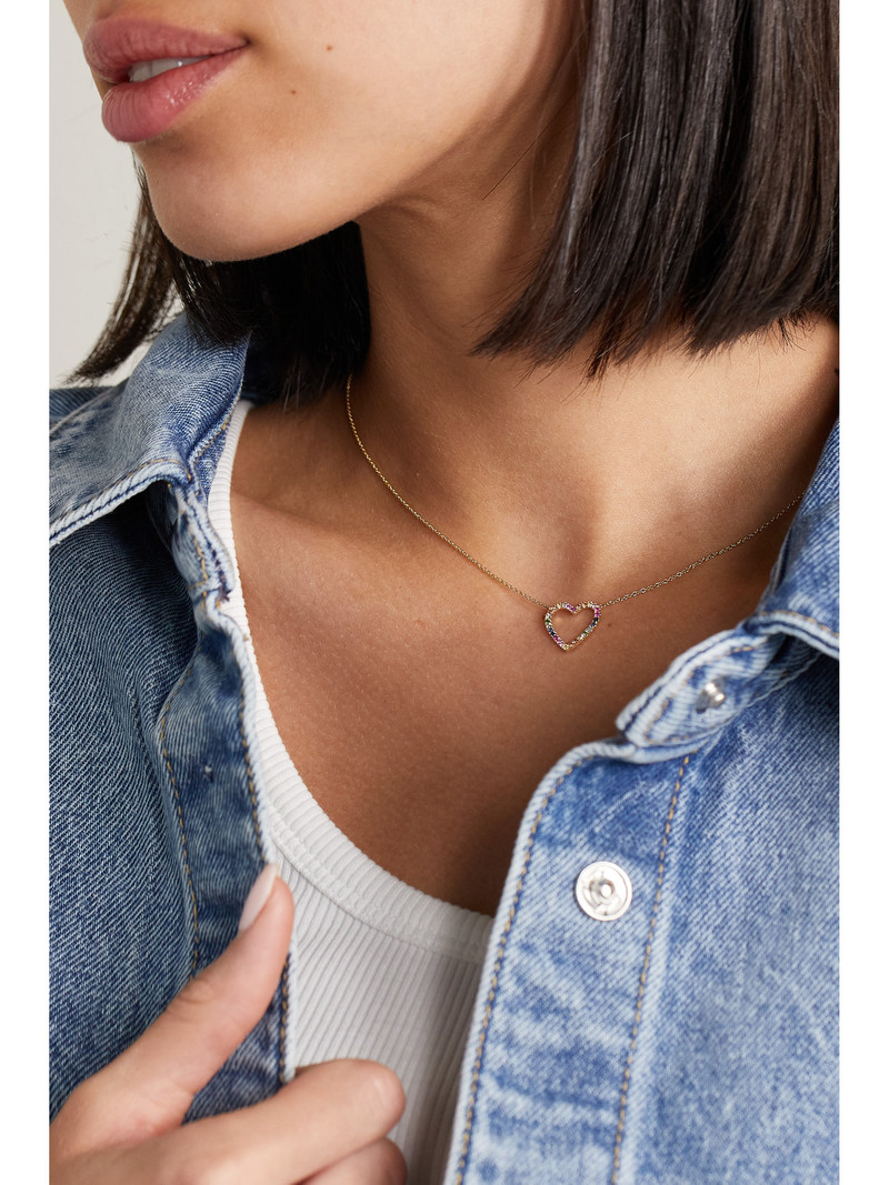 ROXANNE FIRST 14-karat Gold Sapphire Necklace outlook