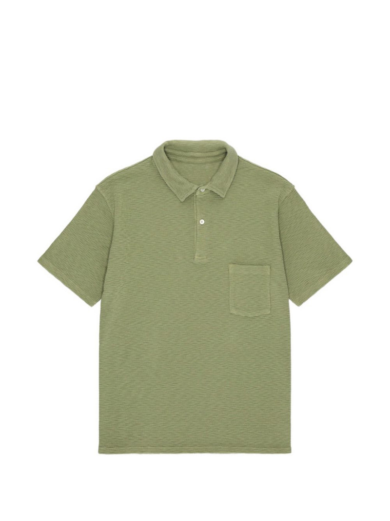 Missourim waffle pocketed polo shirt 1