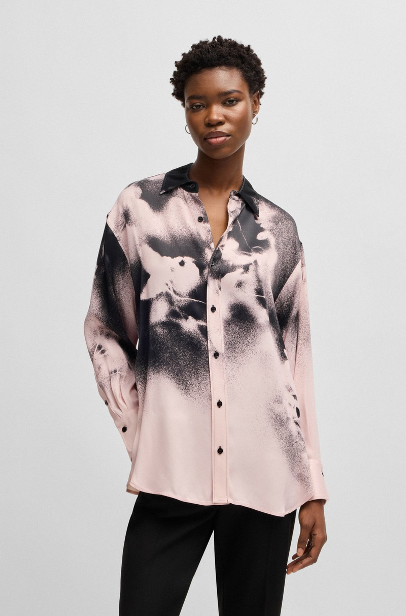TAILORED BLOUSE WITH FLORAL PRINT 2
